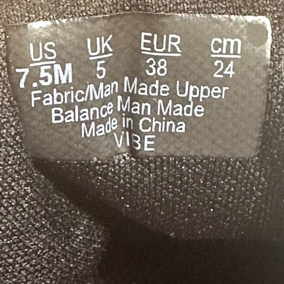 Ryka Womens Black Zip-Up Wedge Sneakers Size 7.5M Fabric Upper Cushioned Sole - Picture 4 of 8